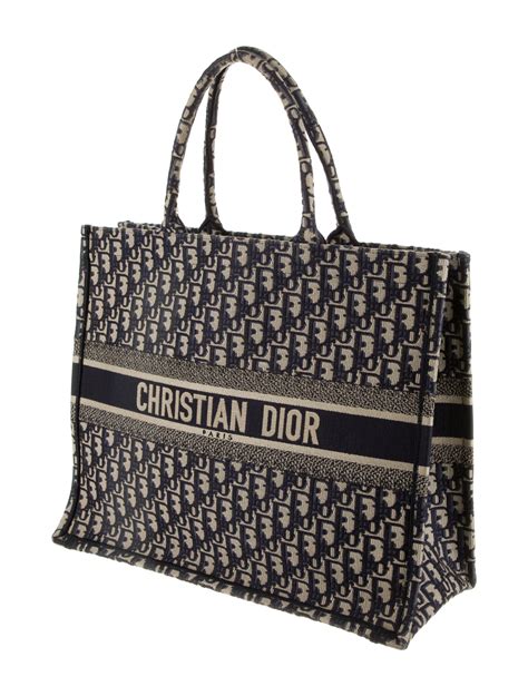 christian dior oblique book tote blue multicolor|dior carryall tote.